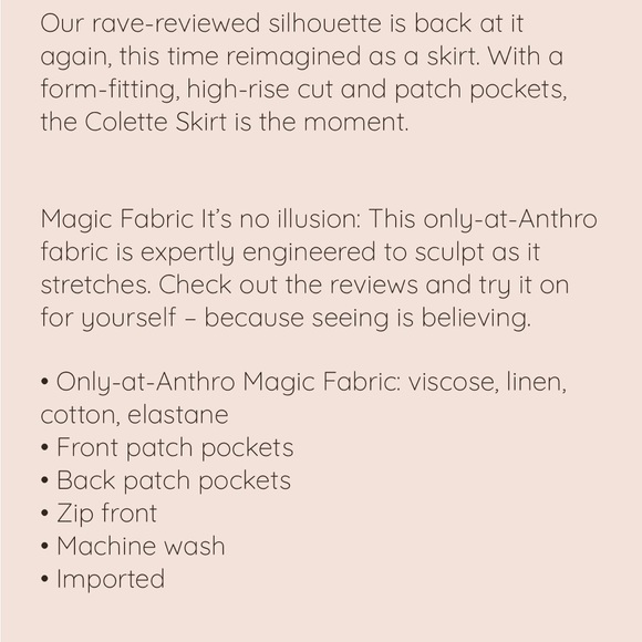 Anthropologie Maeve Colette Skirt Mini Edition Size S Seashell Print EUC - Picture 5 of 14